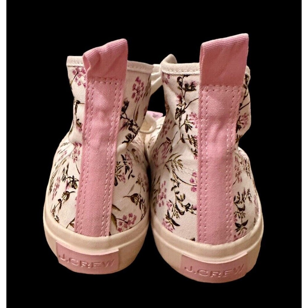 J.Crew Women's $88 Classic High Top Sneakers Whisp Floral Size 7M BF748 - Picture 3 of 7